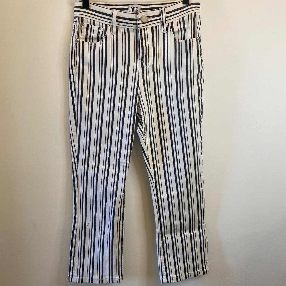 Urban Outfitters BDG Striped Cropped Jeans